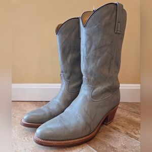 Vintage 70's/80's Men's Gray Western Boots